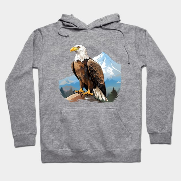 Golden Eagle Hoodie by zooleisurelife